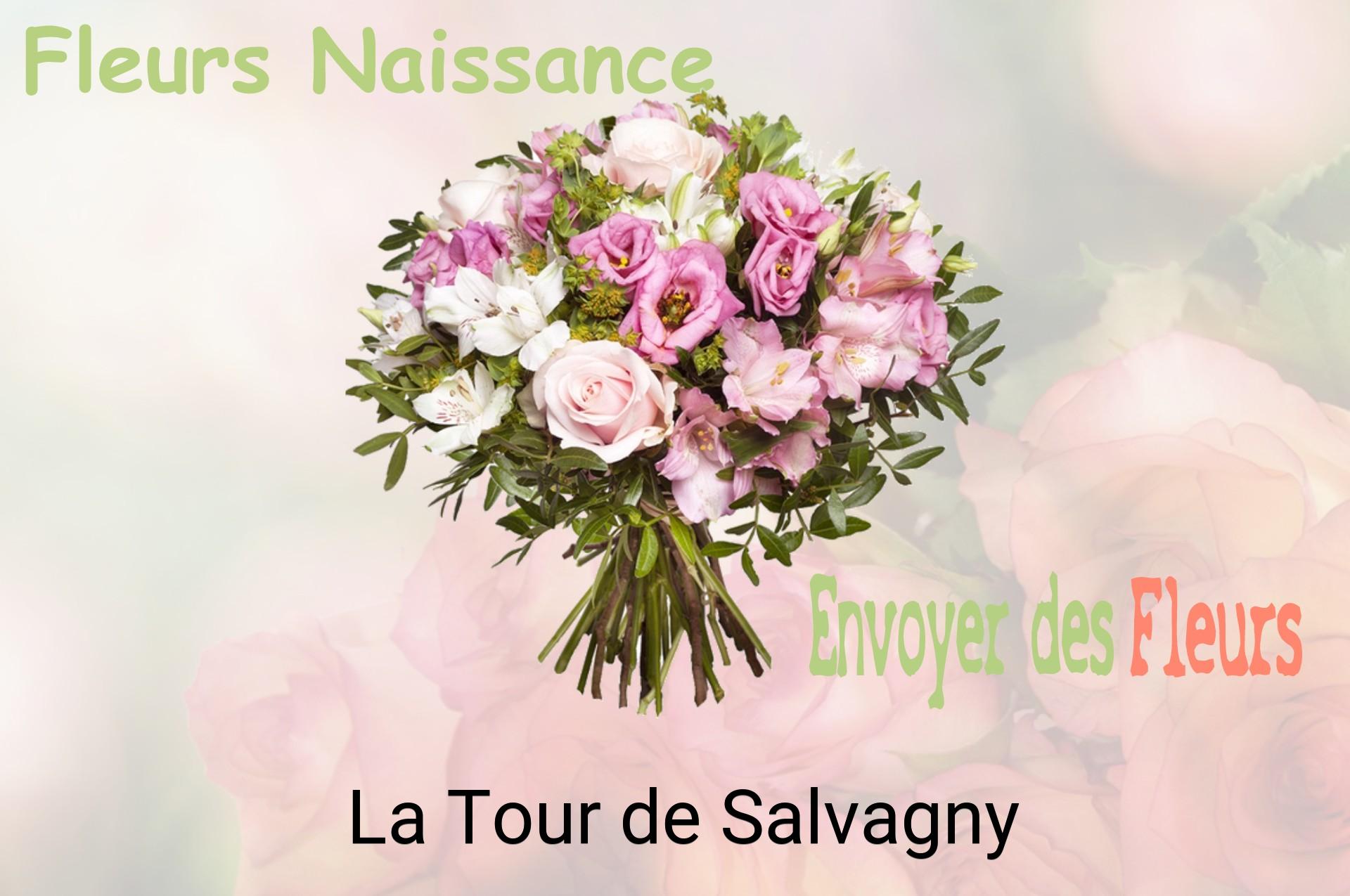 Bouquet de fleurs de naissance livré à La Tour-de-Salvagny